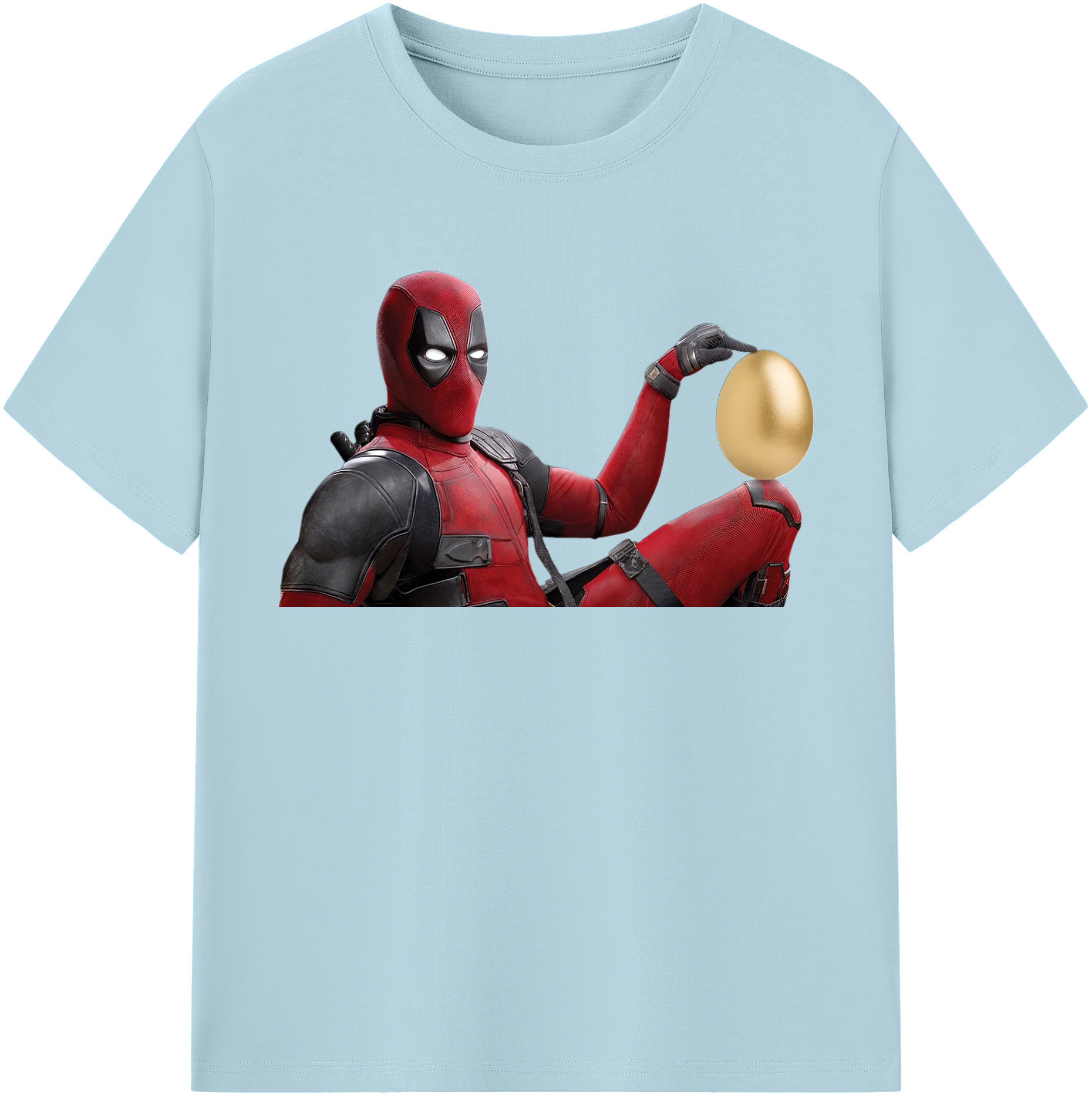 （画像用） Deadpool デッドプール 綿100％半袖Tシャツ（フロントプリント）